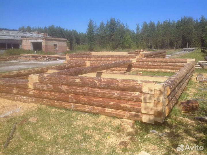 Срубы домов и бань