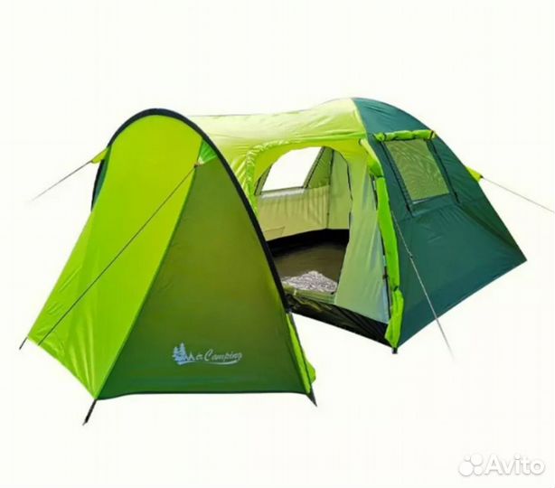 3х местная, двухслойная палатка с тамбуром