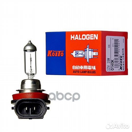 0140K koito Лампа головного света H16 12V 19W