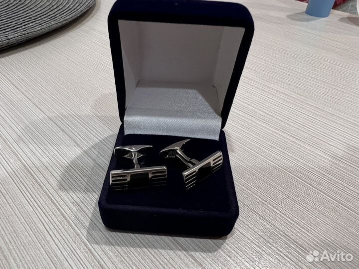 Запонки, серебро 925