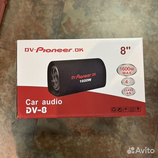 Активный сабвуфер Pioneer 1600W 8 дюймов