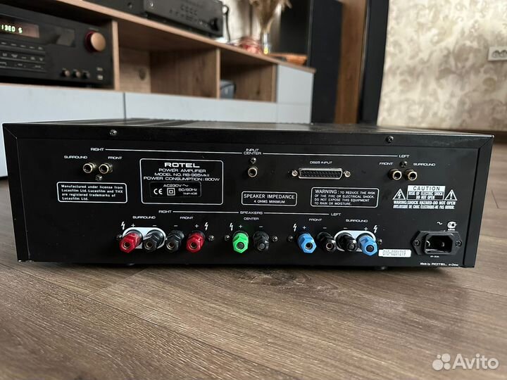 Усилитель и предусилитель rotel RSP-966 + RB-985Мк