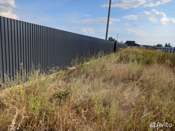 Установка Забора из профнастила, рабицы под ключ