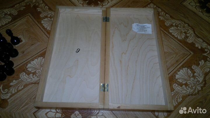 Деревянные шахматы СССР 1986г