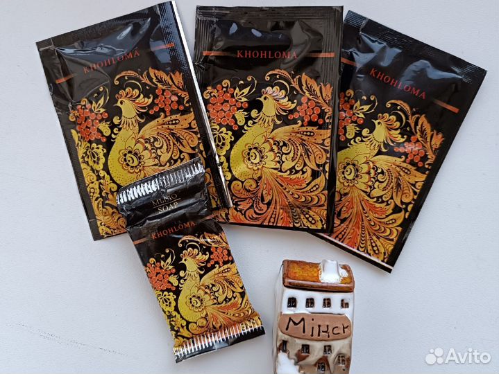 Миниатюры, косметические наборы из отелей для путе