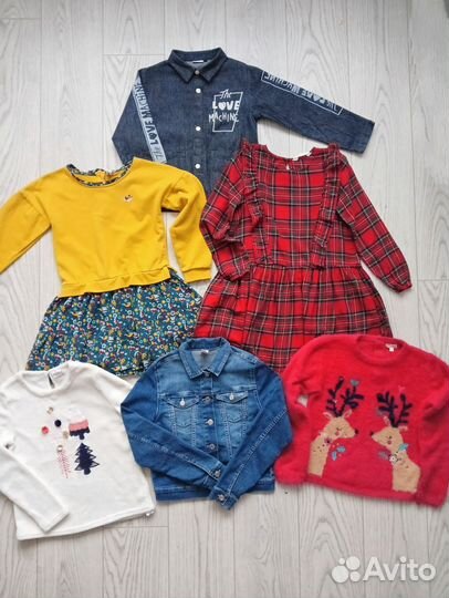 H&M пакет одежды 140 Zara next mayoral