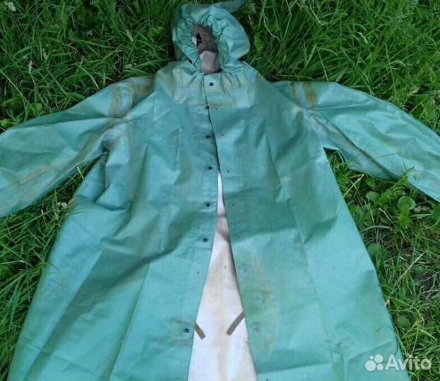 Плащь озк, прорезиненный, защитный
