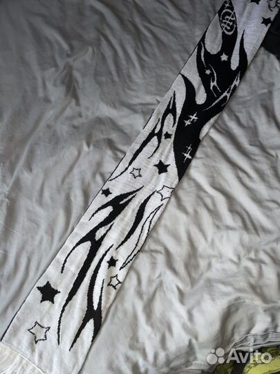 Шарф measure moscow черно-белый