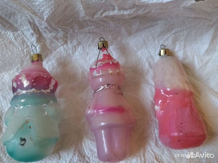 Елочные игрушки СССР Актюбинские
