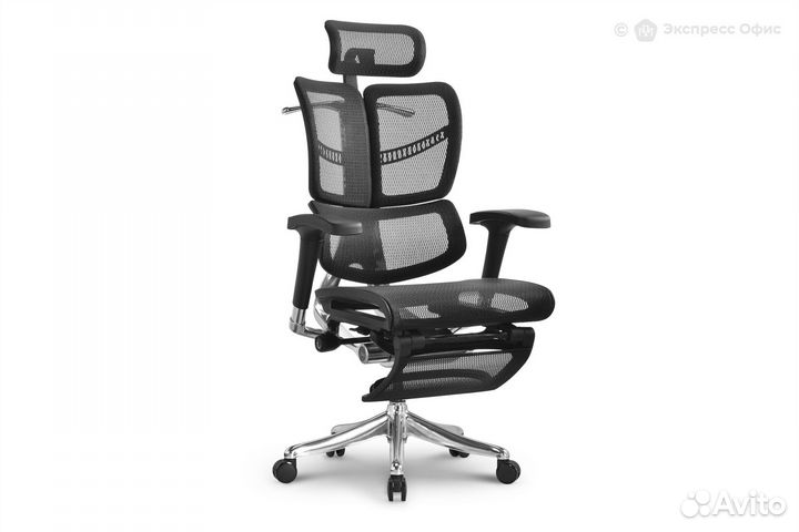 Кресло компьютерное ортопедическое c подставкой дл