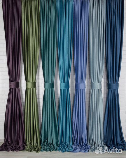 Бархатные шторы Беллиссимо