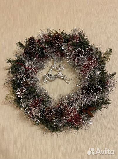 Новогодние венки для украшения дома