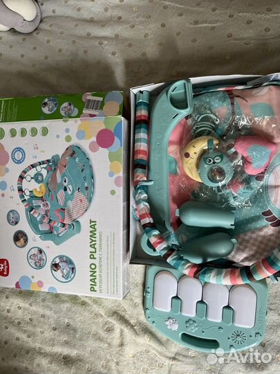 Развивающий коврик BabyGo с пианино