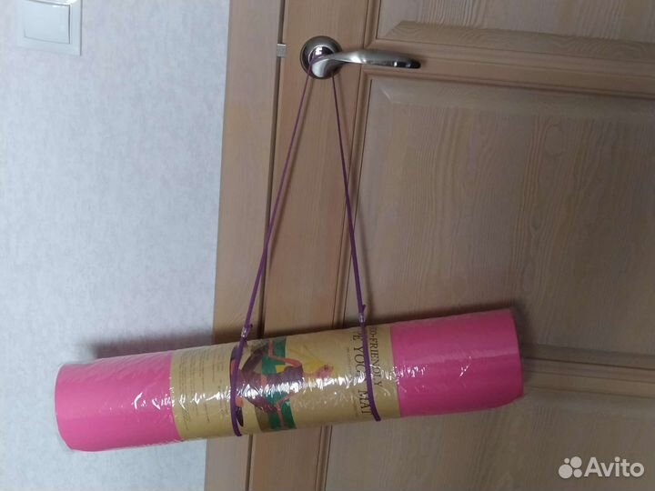 Коврик для йоги тпэ каучук 183х64х0.6мм
