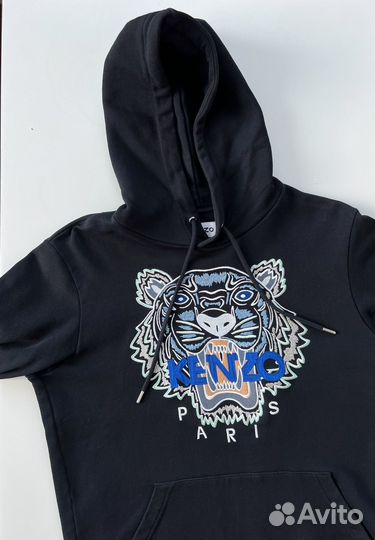 Хлопковое худи Kenzo оригинал