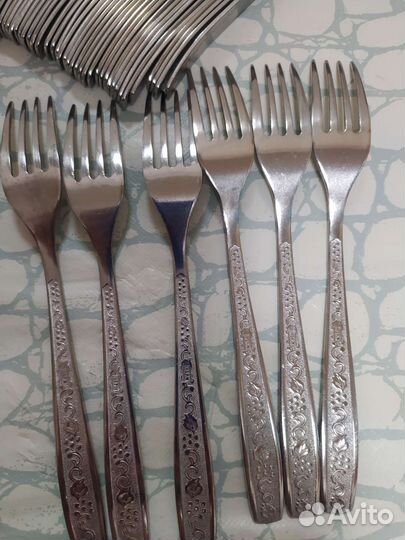 Столовые ложки и вилки виноградная лоза