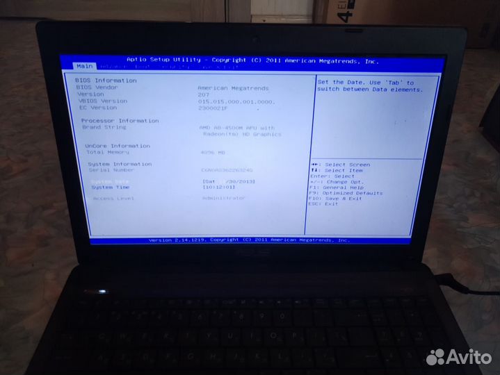 Материнская плата Asus K55