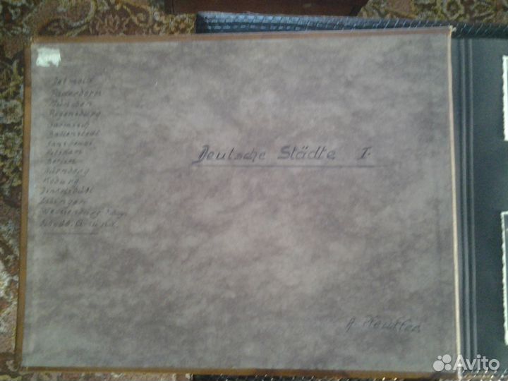 Альбом с фотографиями городов до военной Германии