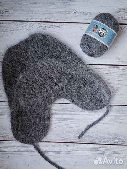 Шапка-ушанка из пуха норки (детская, взрослая)