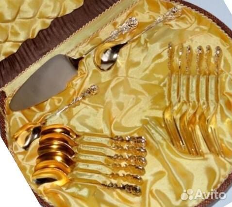 Чайный набор в золоте