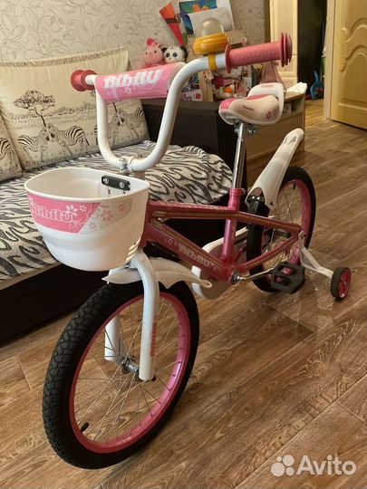 Супер Велосипед для девочки с корзинкой