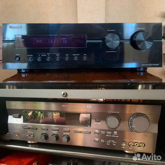 Ресиверы Yamaha RX-V596RDS, Sherwood RD-5405