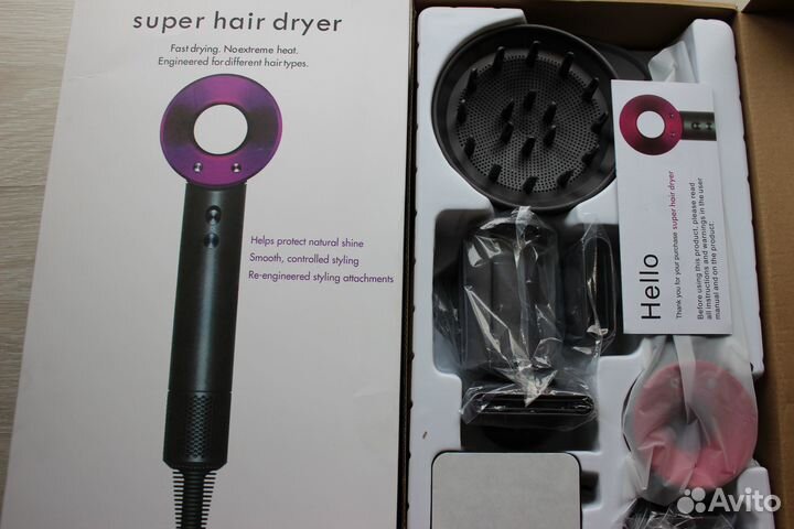Фен для волос Super hair dryer Новый