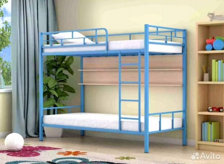 Двухъярусная кровать металлические