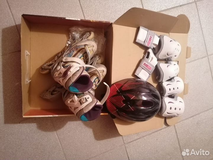 Роликовые коньки детские раздвижные