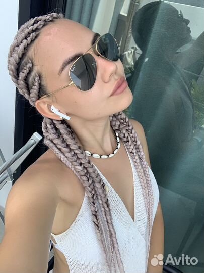 Очки ray ban aviator зеркальные