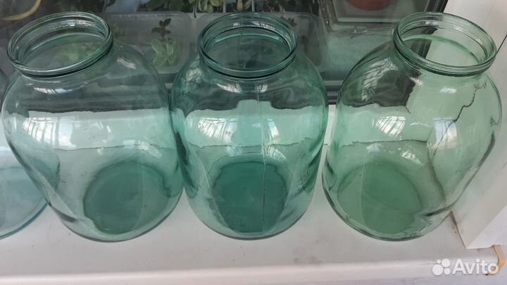 Стеклянные банки 3-х литровые (цена за 5 шт.)