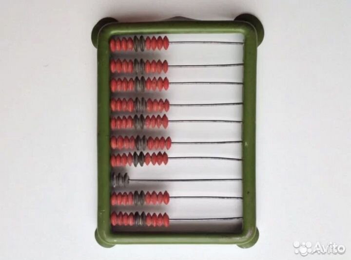 Коллекционные игрушки СССР - счёты детские - счеты