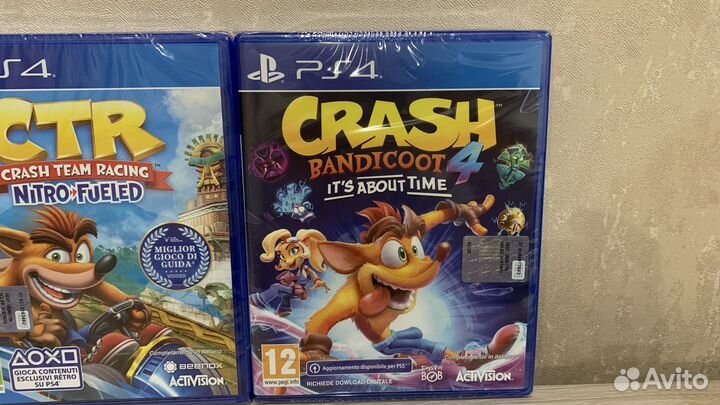Crash Team Racing nitro fueled ps4 ps5 диск