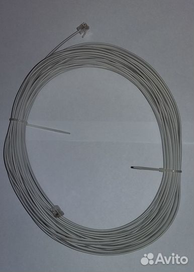 Шнур телефонный (линейный) 15м