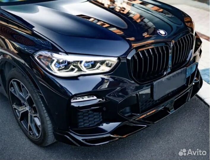 Сплиттер передний + диффузор со стопом BMW X5 G05