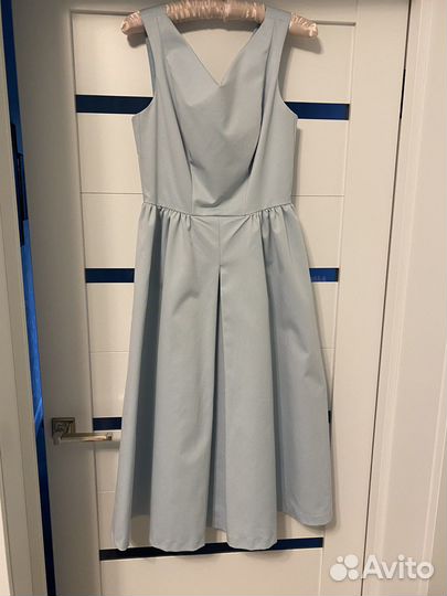 Платье голубое 42-44