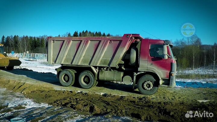 Котлованный грунт доставим от 100 кубометров