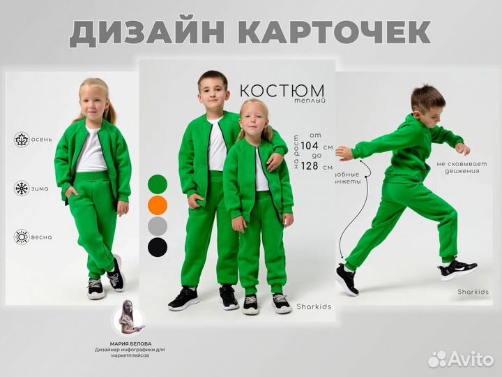 Инфографика для маркетплейсов Wildberries/ozon