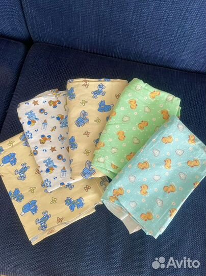 Пеленки фланелевые и хб пакетом