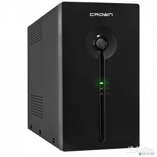 Crown ибп CMU-SP1200IEC USB 1200VA\720W, корпус металл, 2x12V/9AH, розетки 8*IEC+1*IEC C13, AVR, cъё