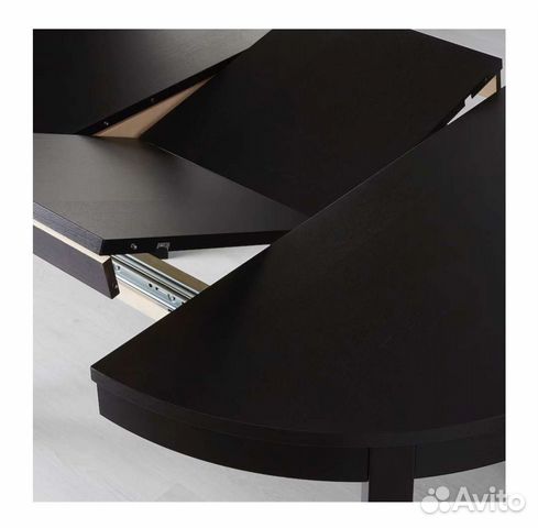 Вкладная доска для стола бьюрста чёрный цвет икеа