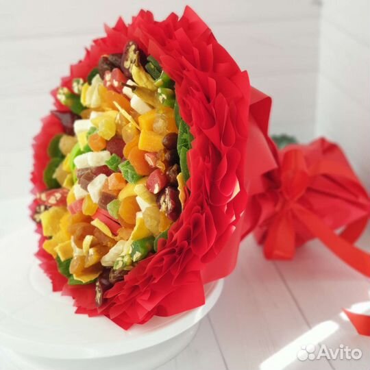 Съедобные букеты из сухофруктов