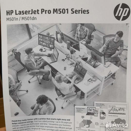 Принтер HP laserJet Pro M501dn