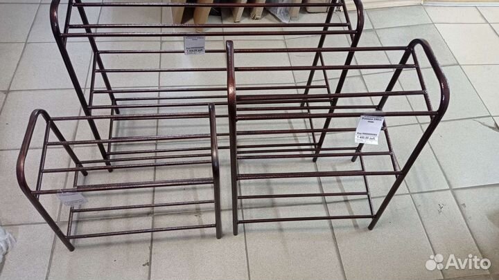 Полка для обуви металлическая