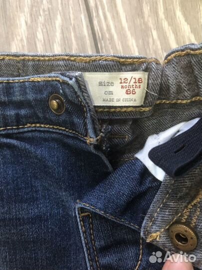 Джинсы Zara 86 см (1,5-2 года)