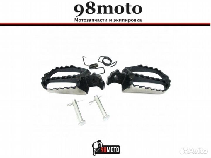 Подножки водителя Питбайк, метал BSE, kayo