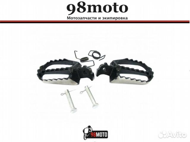 Подножки водителя Питбайк, метал BSE, kayo