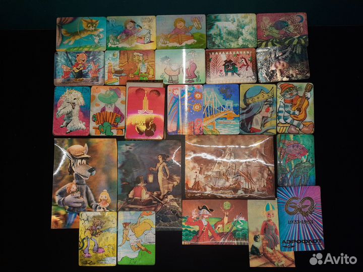 Стерео календарики СССР