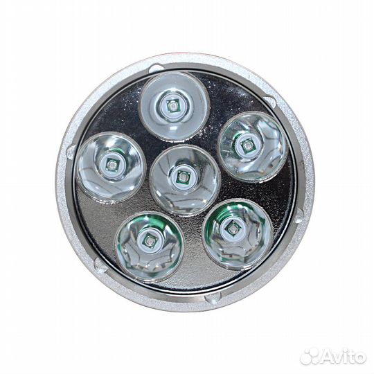 Фонарик ультрафиолетовый 30 ватт. Диоды 5 ватт