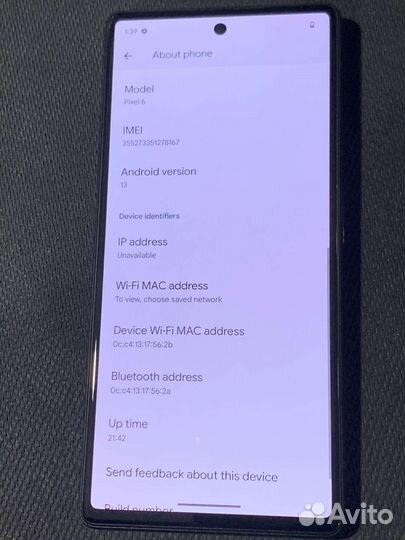 Google Pixel 6 128 gb